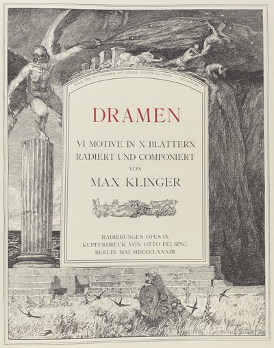 Titelseite von Max Klinger