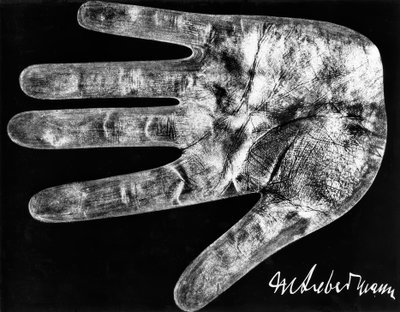 Abdruck der Hand von Max Liebermann von Max Liebermann