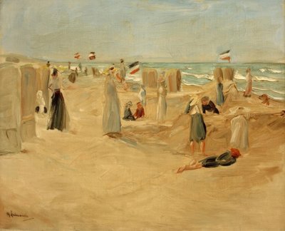 Am Strand von Noordwijk von Max Liebermann