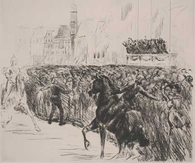 Ankunft der Königin von Holland, 1913 von Max Liebermann