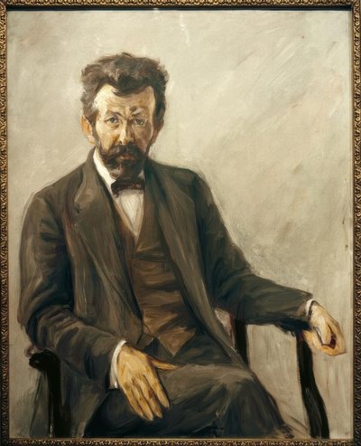 Der Dichter Richard Dehmel von Max Liebermann