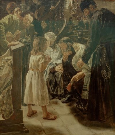 Der zwölfjährige Jesus im Tempel von Max Liebermann