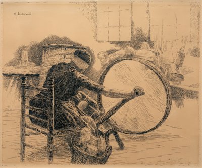 Die Spinnerin von Max Liebermann