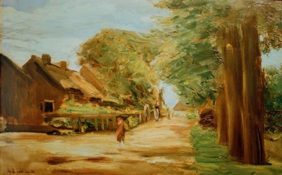 Dorfstraße in Laren von Max Liebermann