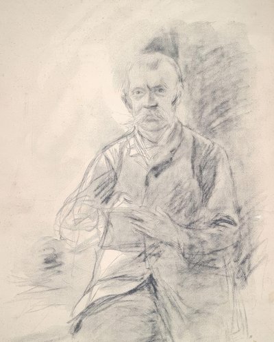 Fritz von Uhde / Litho. v. Liebermann von Max Liebermann