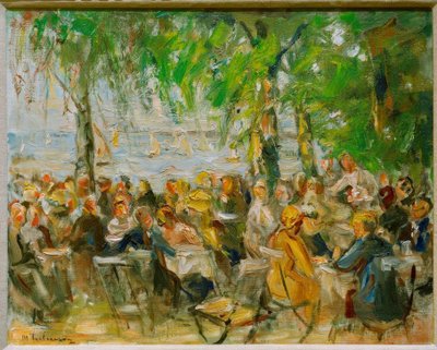 Gartenlokal an der Havel von Max Liebermann