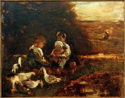 Kleine Gänsehirten von Max Liebermann