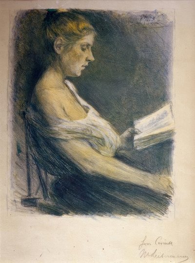 Lesendes Mädchen von Max Liebermann