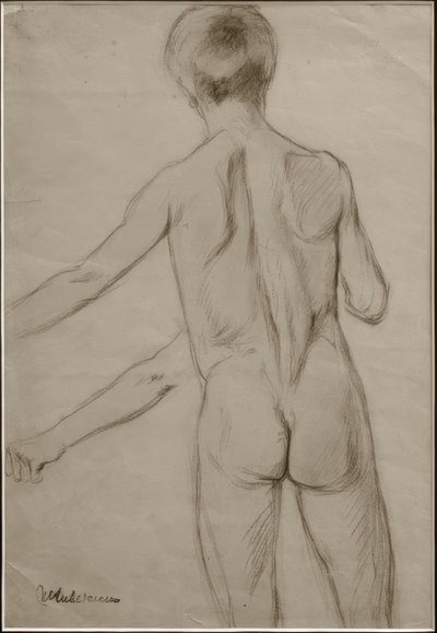 Studie zu dem Gemälde Badende Knaben von Max Liebermann