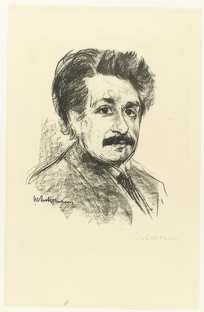 Porträt Albert Einstein von Max Liebermann