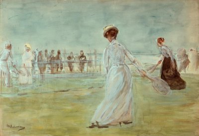 Tennisspieler von Max Liebermann