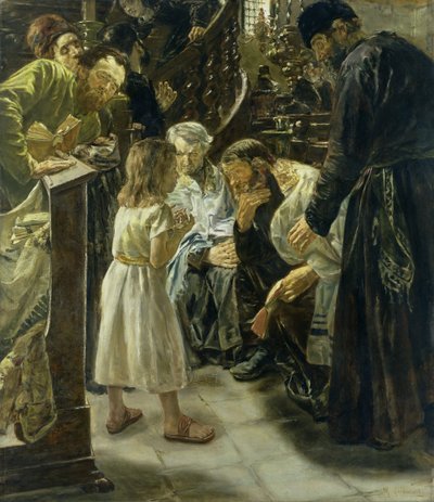 Der zwölfjährige Jesus im Tempel von Max Liebermann