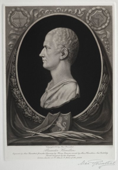 Alexander Hamilton, 1901 von Max Rosenthal
