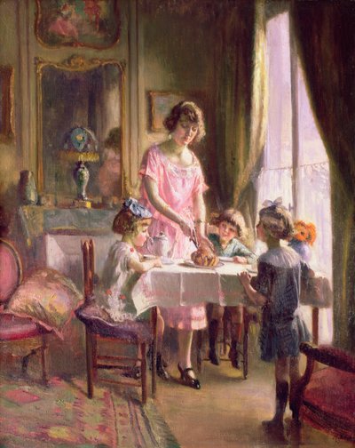 Tee mit den Kindern von Max Silbert