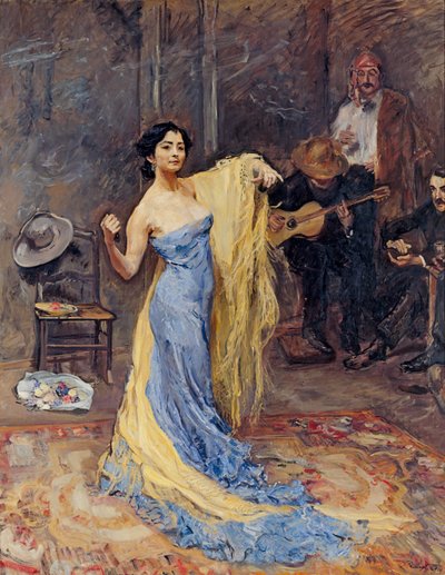 Bild der Tänzerin Marietta di Rigardo, 1904 von Max Slevogt
