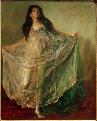 Tänzerin in Silber von Max Slevogt