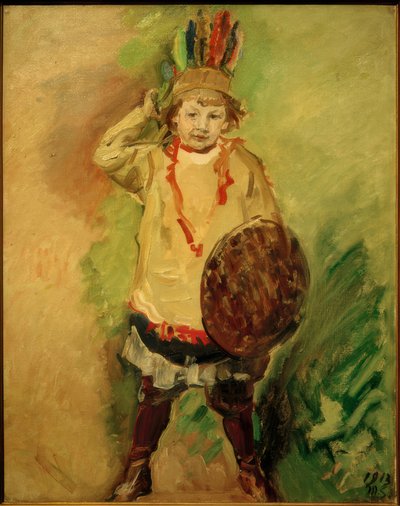 Wolfgang als Indianer von Max Slevogt