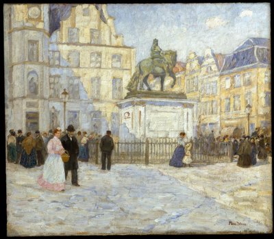 Marktplatz und Jan Wellem von Max Stern