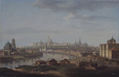 Ansicht von Moskau von Maxim Nikiphorovich Vorobyev