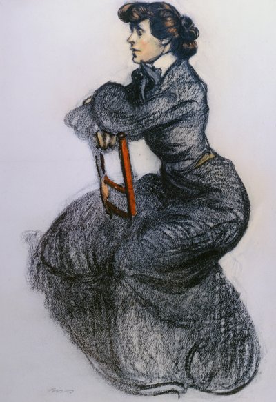 Colette, ca. 1906-7 von Maxime Pierre Jules Dethomas