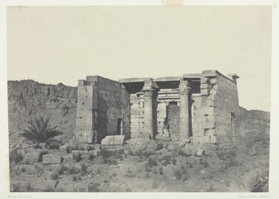 Tempel von Tafeh (Ancienne Taphis), Nubien von Maxime Du Camp