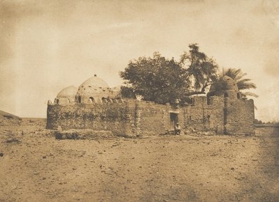 Grab von Hadji-Abdallah-el-Marabout, in Herment, 1849-50 von Maxime Du Camp