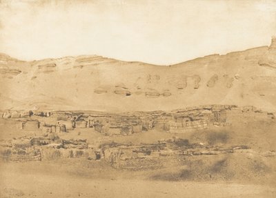 Vue du Village de Garara, 1850 von Maxime Du Camp