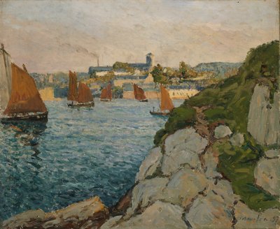 Douarnenez im Sonnenschein, 1897 von Maxime Emile Louis Maufra