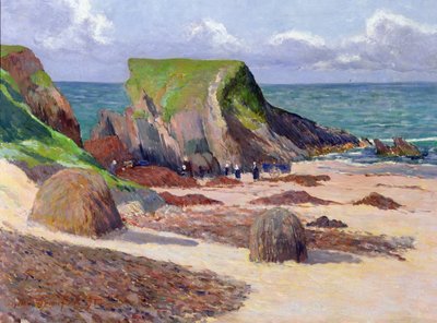 Seetangernte, 1891 von Maxime Emile Louis Maufra