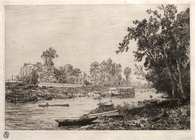 Ein Neuilly bras de Seine mit Labor von Maxime Lalanne