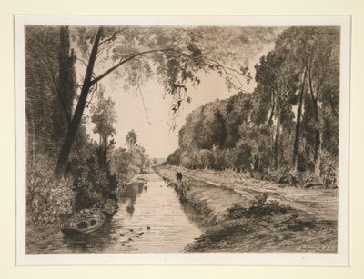 Der Kanal bei Pont-Sainte-Maxence von Maxime Lalanne