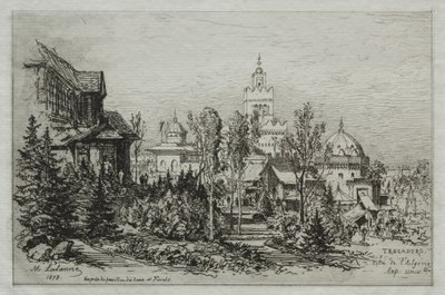 Der algerische Palast am Trocadero von Maxime Lalanne