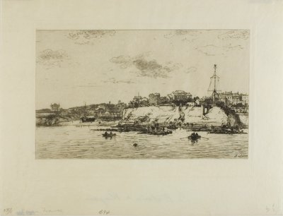 Die La Plataine-Brücke in Royan von Maxime Lalanne