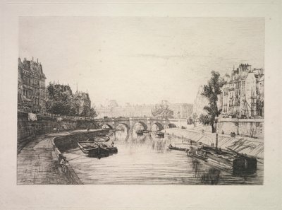 Blick von der St. Michel Brücke von Maxime Lalanne