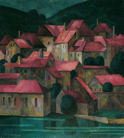 Rote Dächer von Maximilian Reinitz