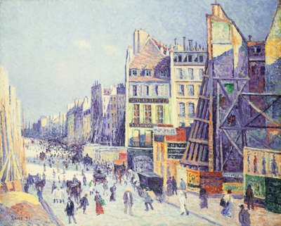 La Rue Réaumur, 1897 von Maximilien Luce