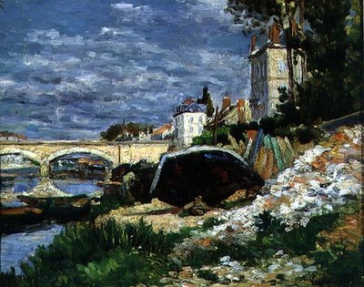 Die Ufer des Flusses von Maximilien Luce