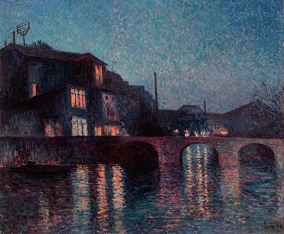 Der Fluss Sambre in Charleroi von Maximilien Luce