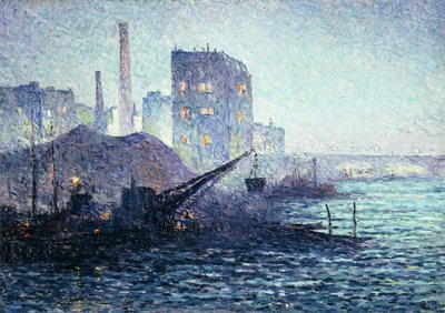 Die Themse in London, ca. 1893 von Maximilien Luce