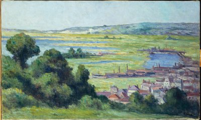 Ansicht von Honfleur von Maximilien Luce