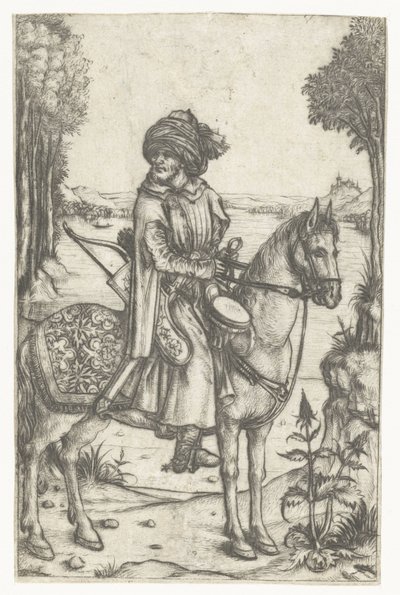 Türkischer Reiter von Meester van het Amsterdamse Kabinet