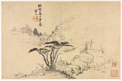 Landschaften in verschiedenen Stilen nach alten Meistern von Mei Qing