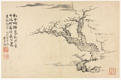 Landschaften in verschiedenen Stilen nach alten Meistern von Mei Qing