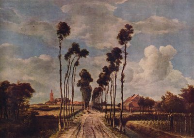 Die Allee in Middelharnis von Meindert Hobbema