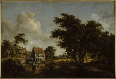 Die Mühlen, zwischen 1664 und 1668 von Meindert Hobbema