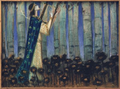 Orpheus (Vorstudie) von Melchior Lechter