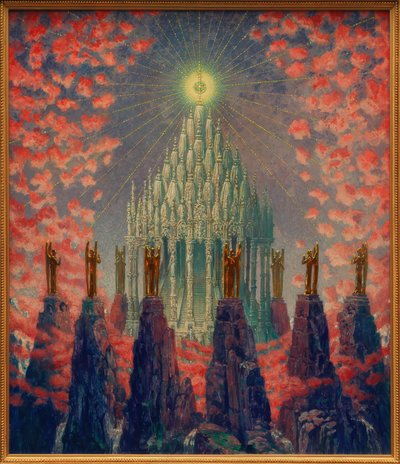 Shambhalah – Ein inneres Wachtraum-Gesicht von Melchior Lechter
