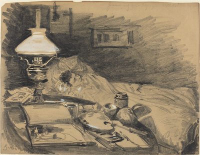 Das Atelier des Künstlers von Melchior Lechter
