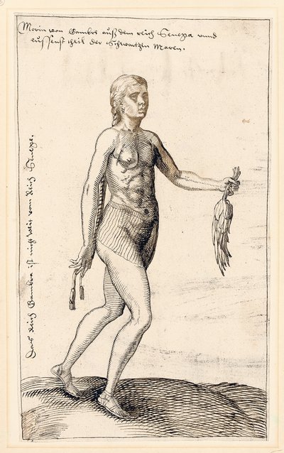 Eine Frau aus Gambia, 1583 von Melchior Lorck