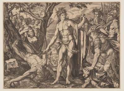 Apollo und Marsyas / Urteil des Midas von Melchior Meier